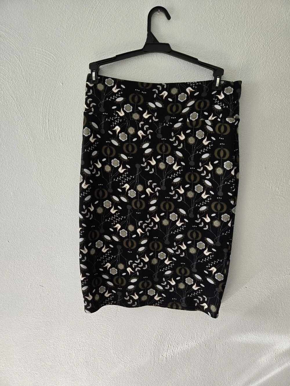 LuLaRoe Black Floral Skirt